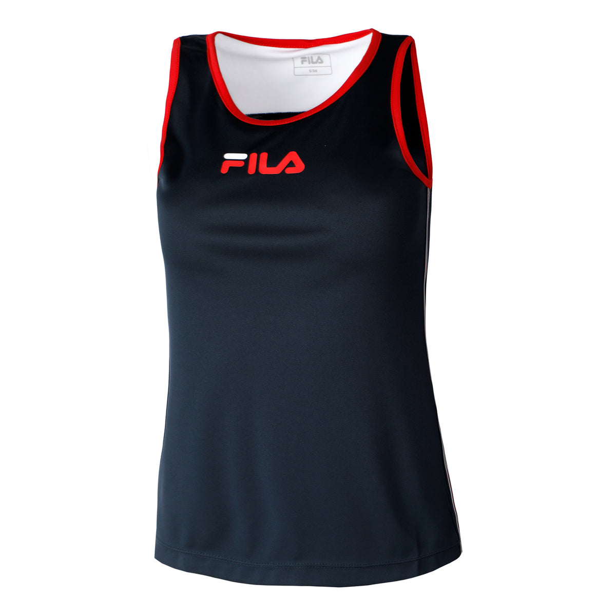 Fila Amber Tanktop Dames - donkerblauw, rood