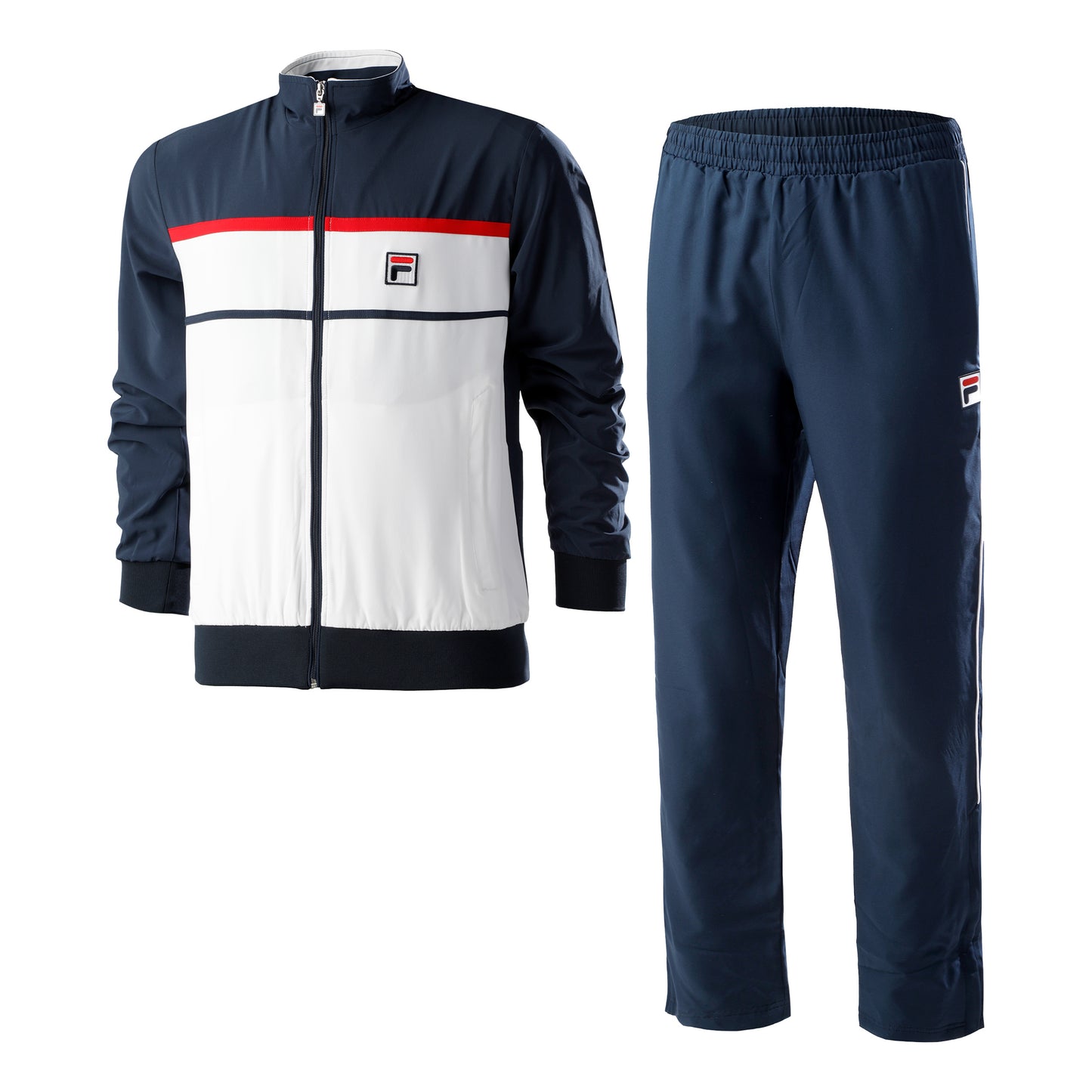 Fila Max Survêtement Hommes - bleu foncé, blanc