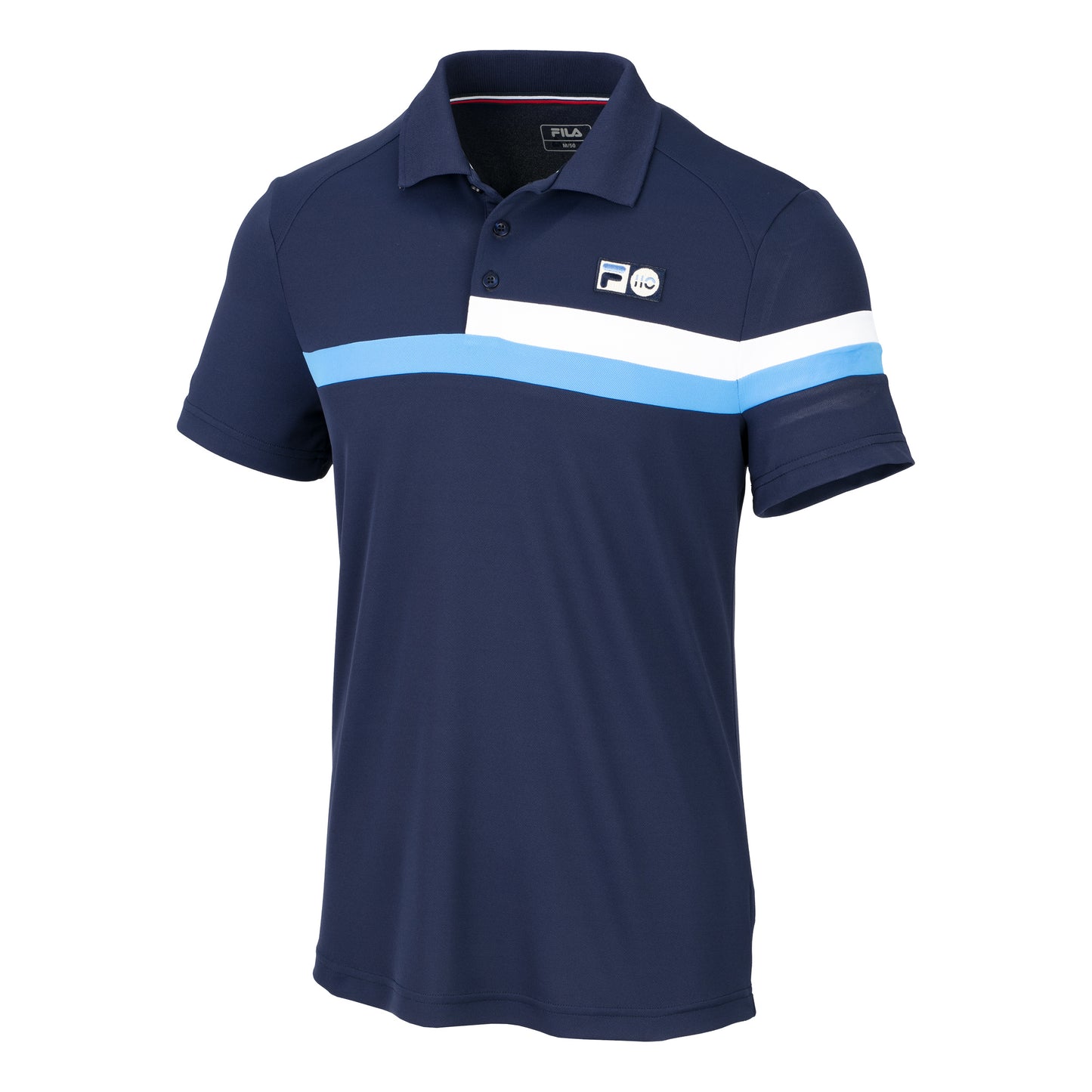Fila Louie Polo Hommes - bleu foncé,