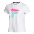 Emelie T-shirt Dames - wit, veelkleurig