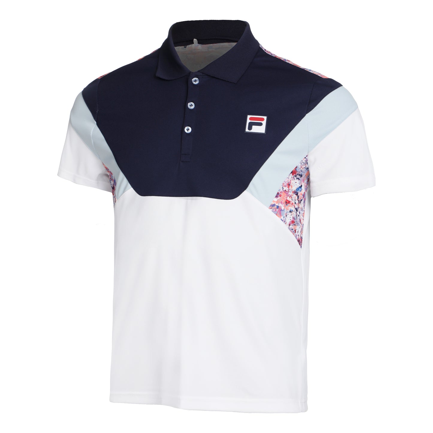Fila Adrian Polo Hommes - bleu foncé, multicouleur