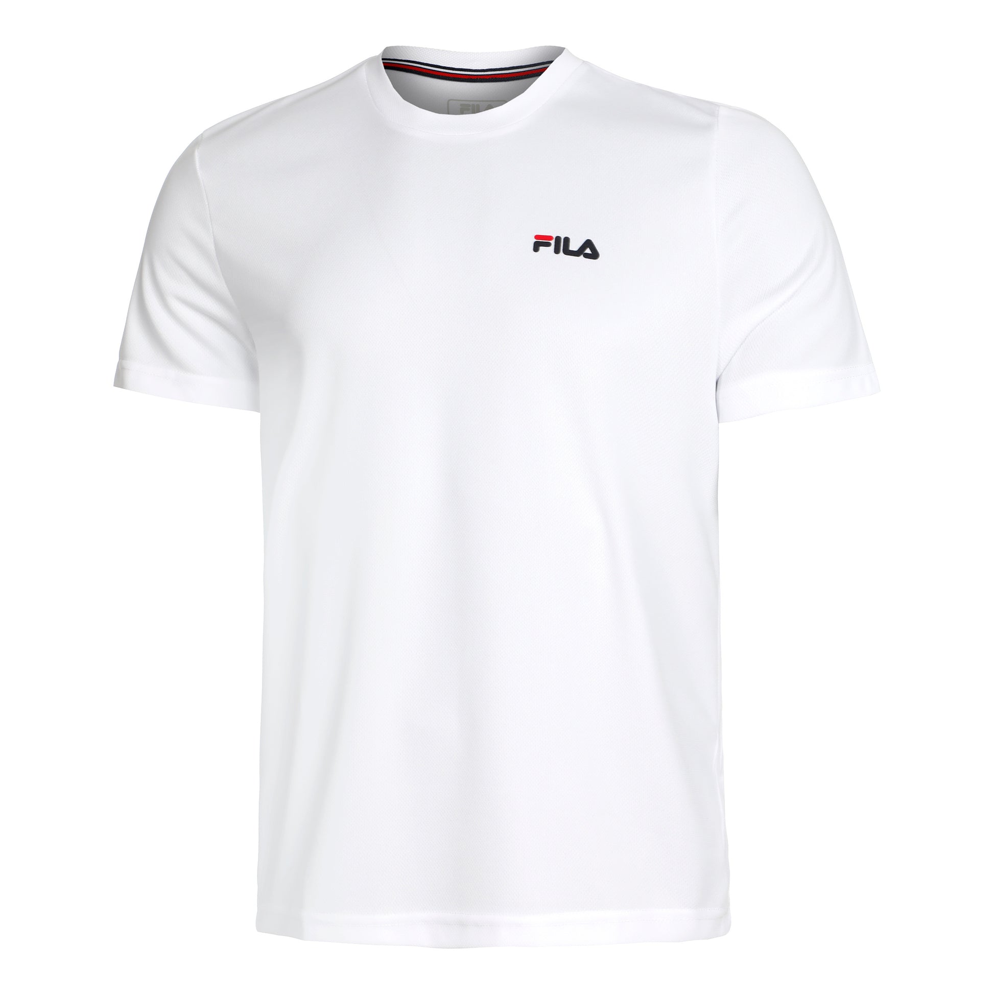 Fila Logo Small T-shirt Heren-Wit