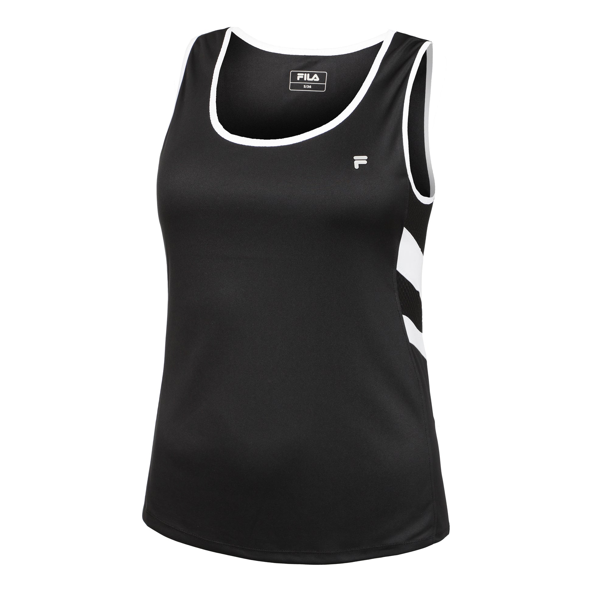 Fila Noria Tanktop Dames - zwart, wit