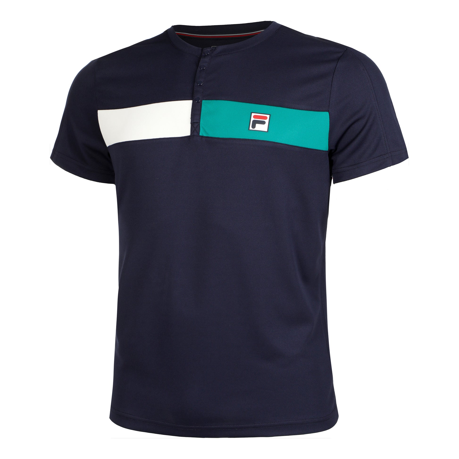 Fila Emilio T-shirt Heren - donkerblauw, veelkleurig