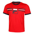 Oscar T-shirt Hommes - rouge, multicouleur