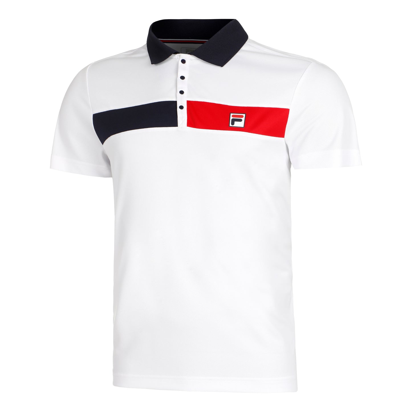Fila Jayden Polo Hommes-Blanc,Rouge