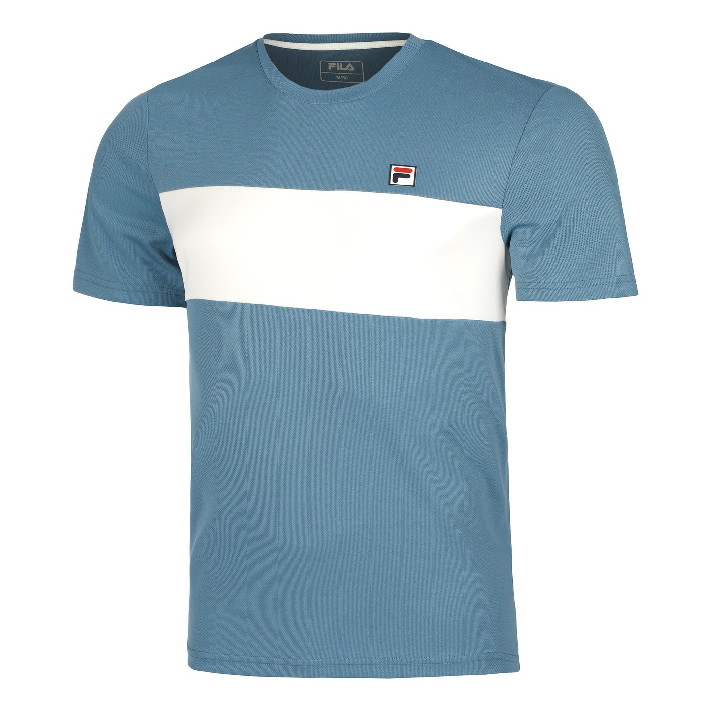 Fila Bosse T-shirt Hommes-Bleu,Blanc