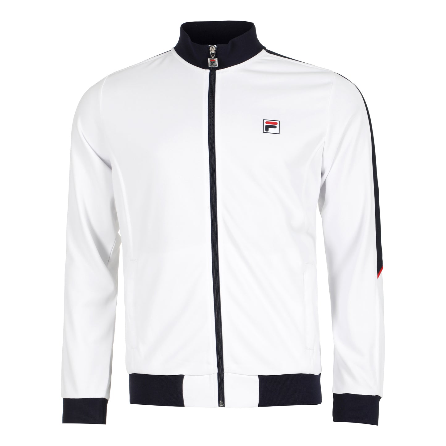 Fila Manuel Veste De Survêtement Hommes-Blanc,Bleu Foncé