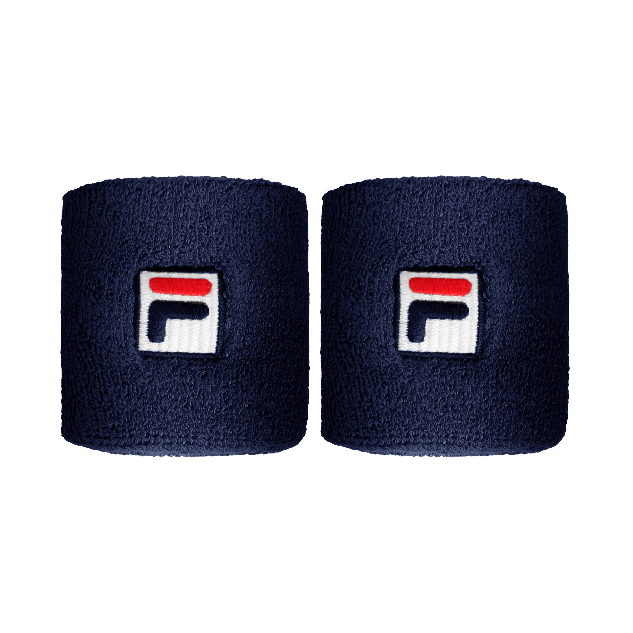 Fila Osten Zweetband Verpakking 2 stuks Unisex - donkerblauw,