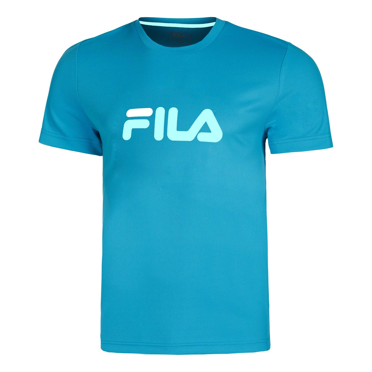 Fila Logo T-shirt Hommes-Bleu Petrol