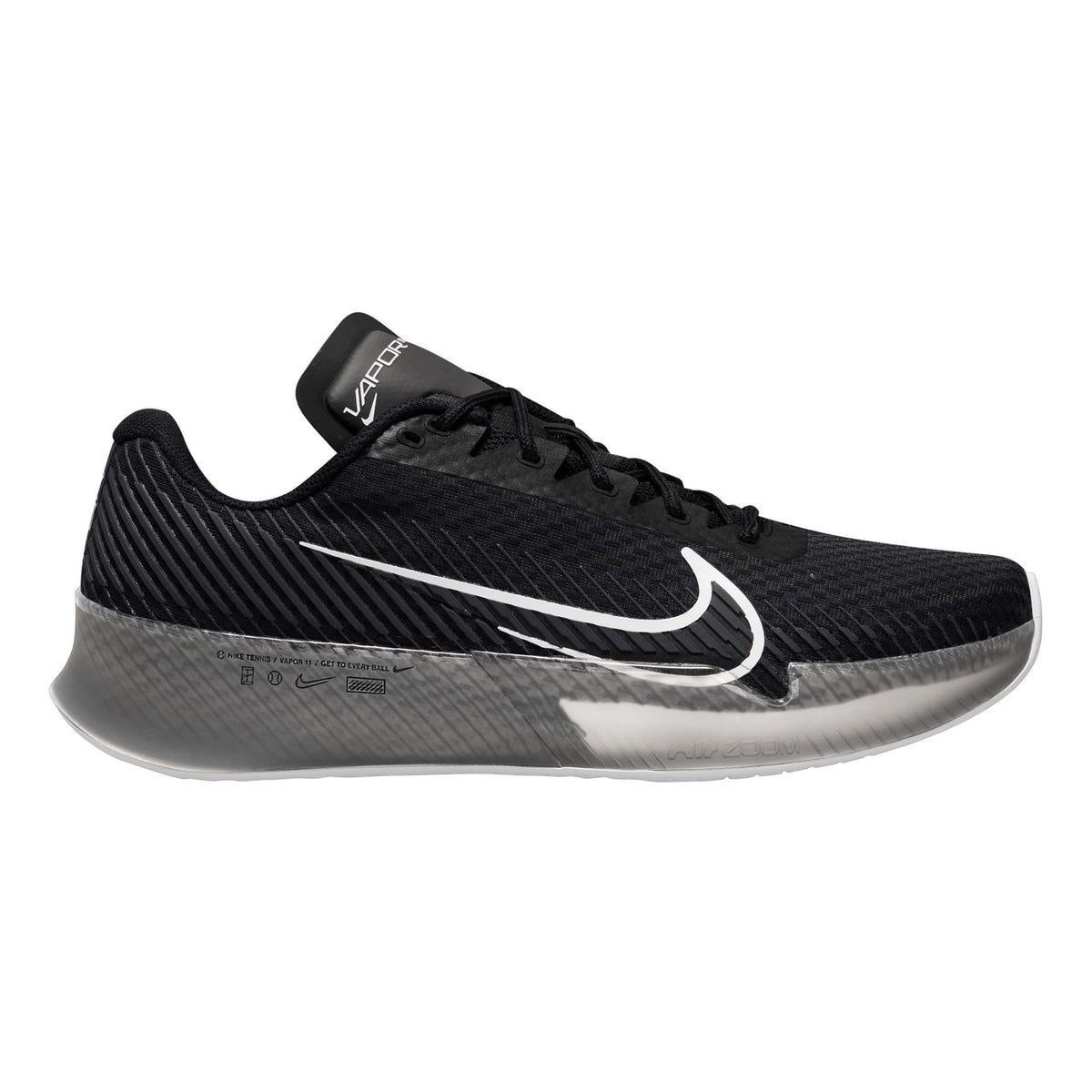 Nike Air Zoom Vapor 11 Allcourt schoen Heren - zwart, donkergrijs