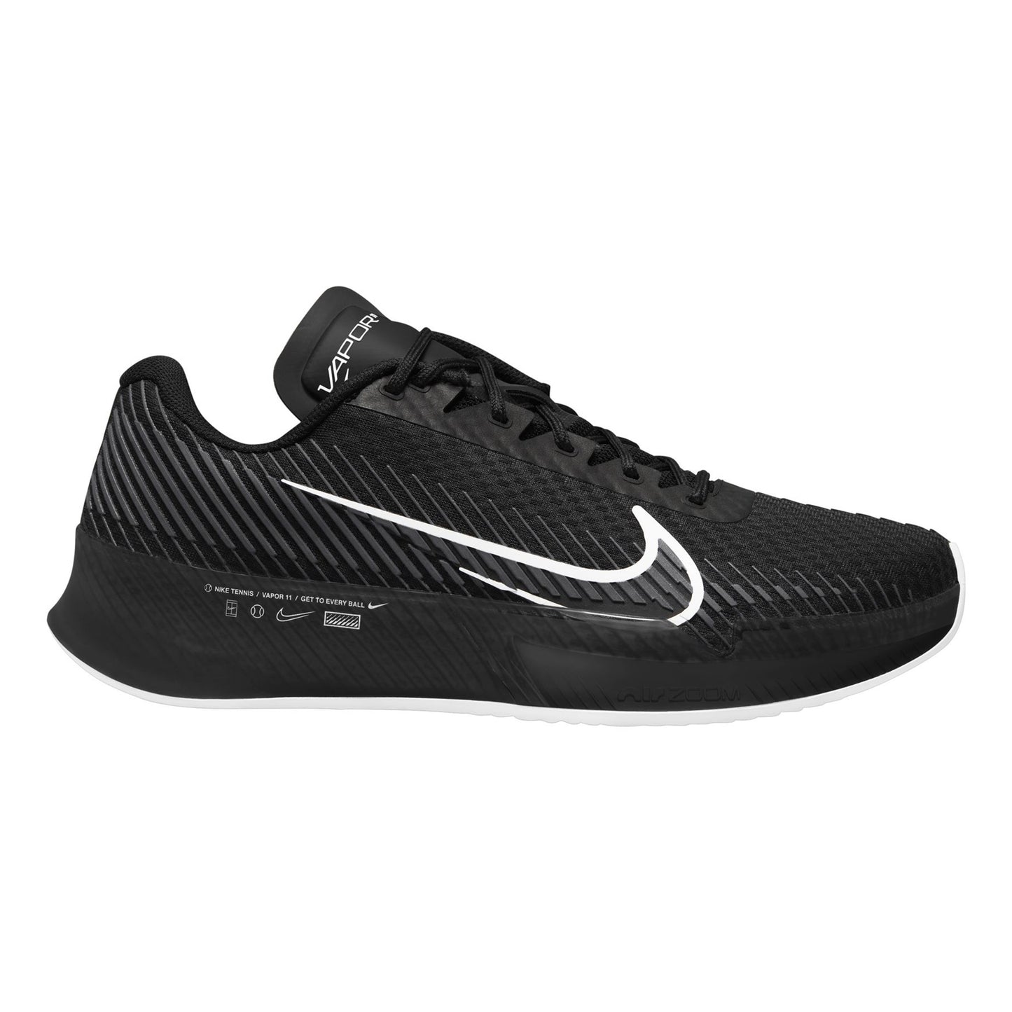 Nike Air Zoom Vapor 11 Chaussure terre battue Hommes - noir, blanc