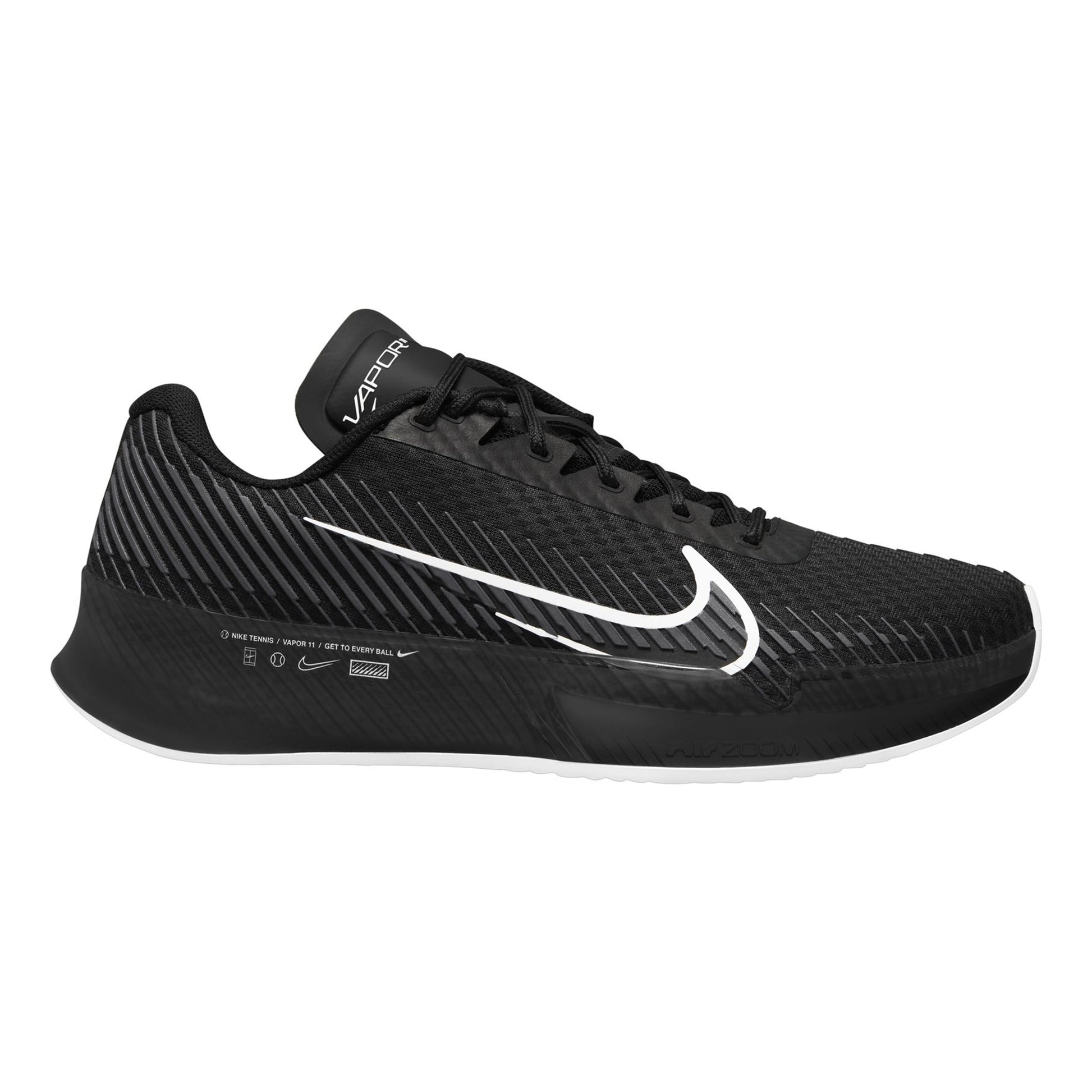 Nike Air Zoom Vapor 11 Chaussure terre battue Hommes - noir, blanc