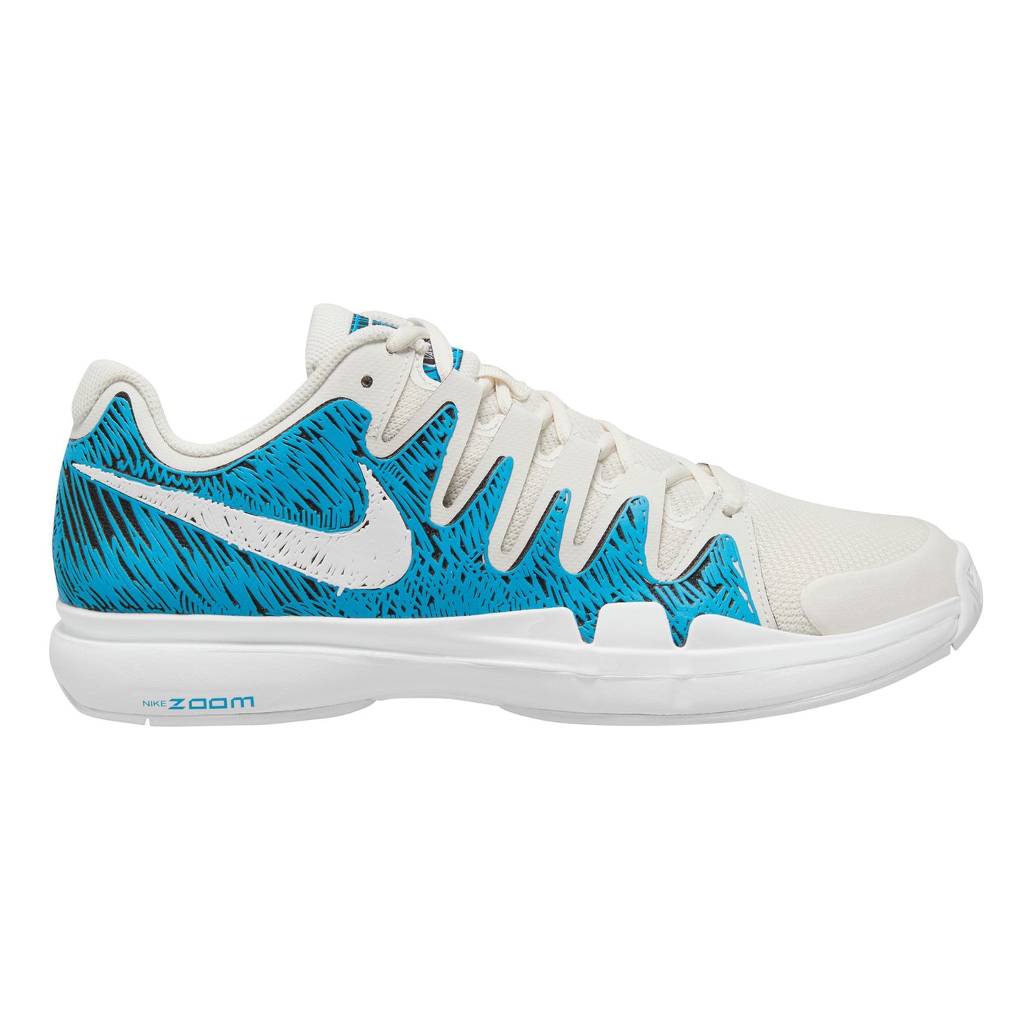 Nike Zoom Vapor 9.5 Tour PRM Chaussures toutes surfaces Hommes - blanc, bleu