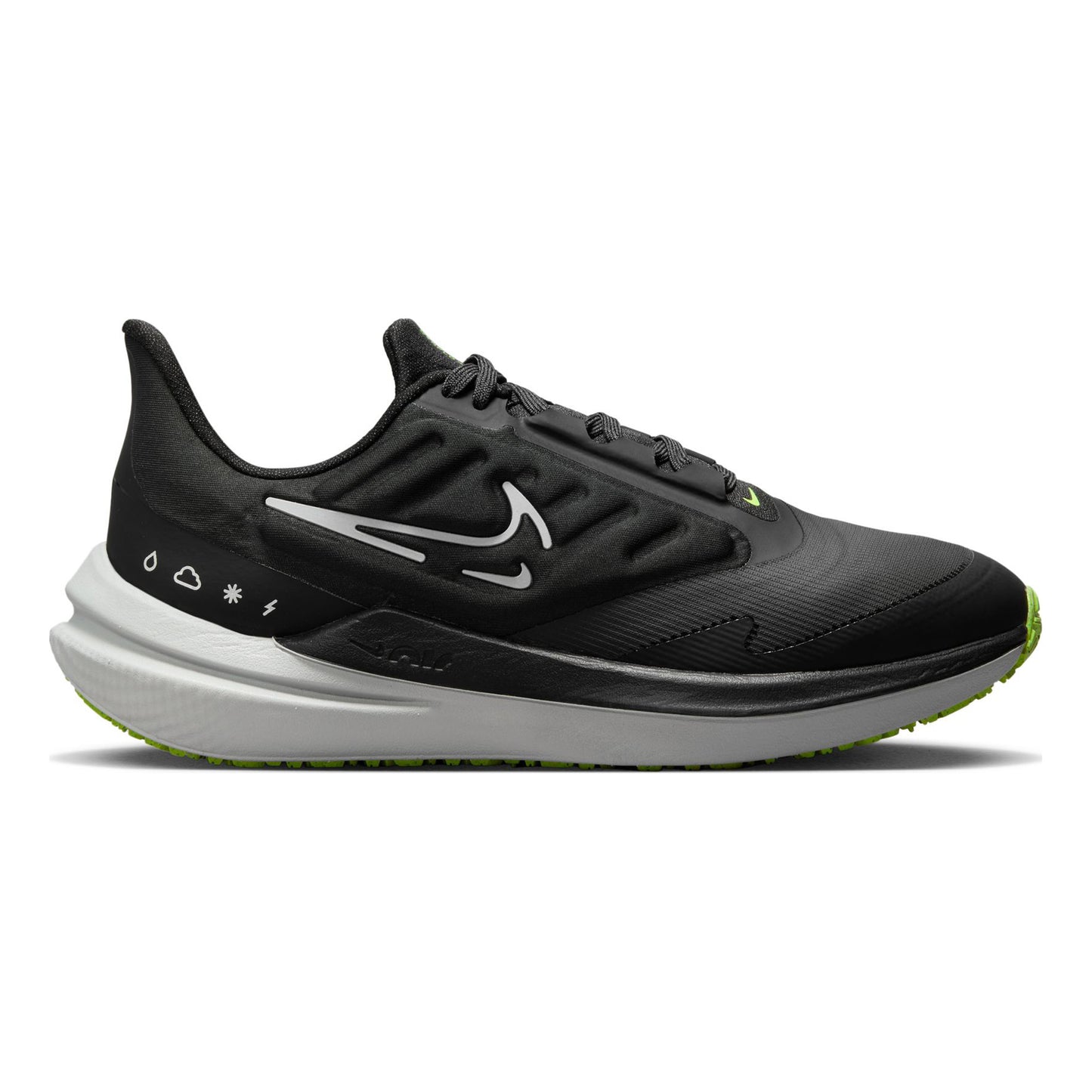 Nike Winflo 9 Shield Chaussure de running sans stabilisateurs Femmes - noir, blanc