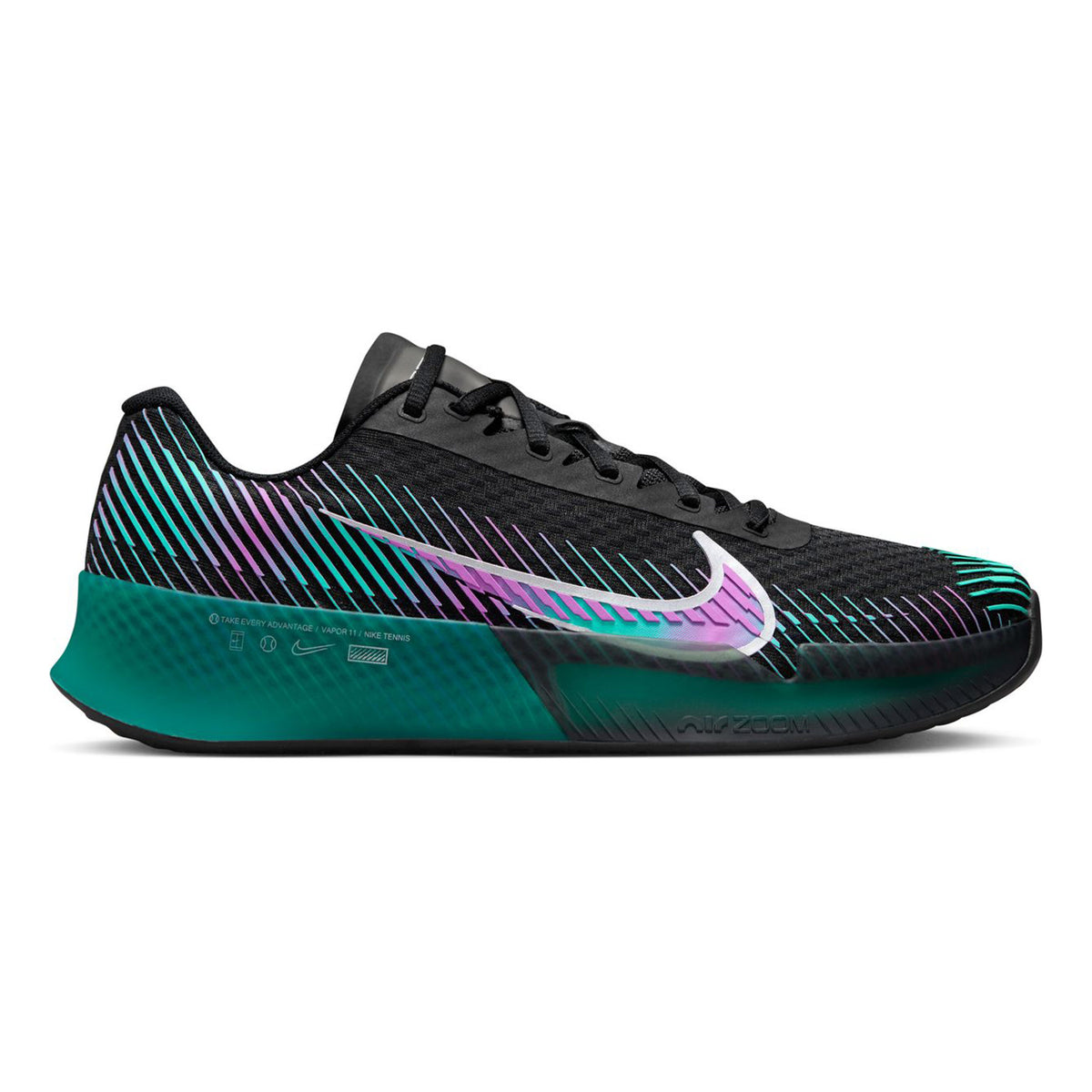 Nike Air Zoom Vapor 11 Premium Chaussures toutes surfaces Hommes - noir, multicouleur