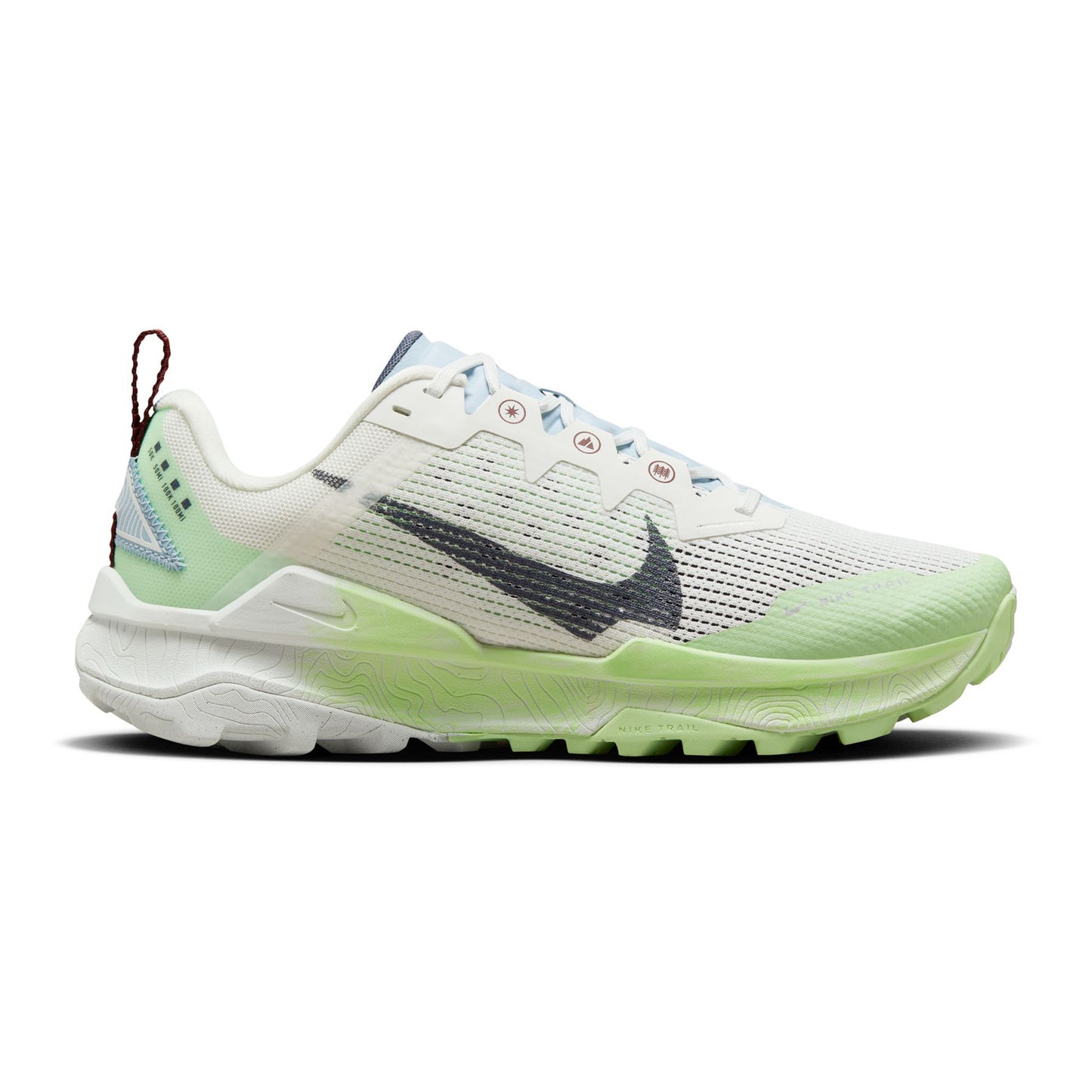 Nike React Wildhorse 8 Trailschoen Dames - crème, lichtgroen