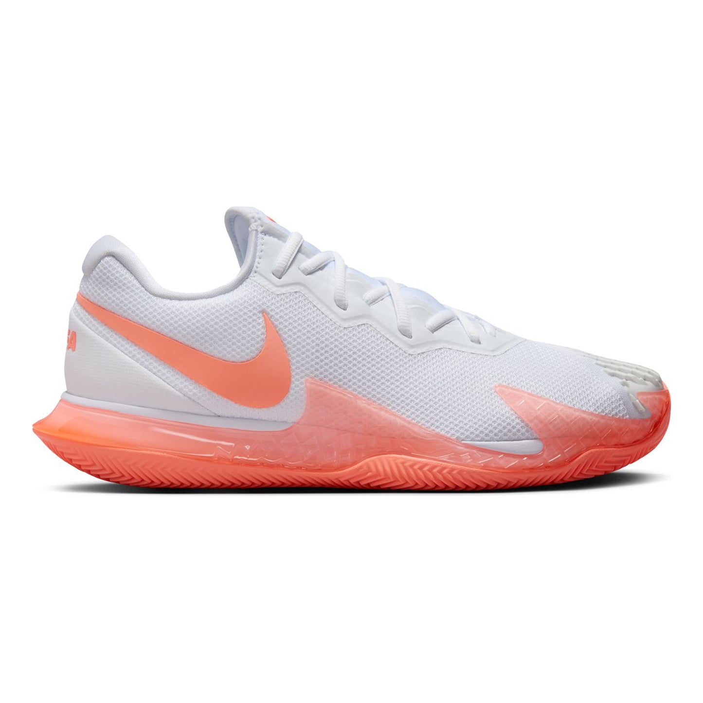Nike Court Air Zoom Vapor Cage 4 Rafa Gravelschoen Heren - wit, koraal