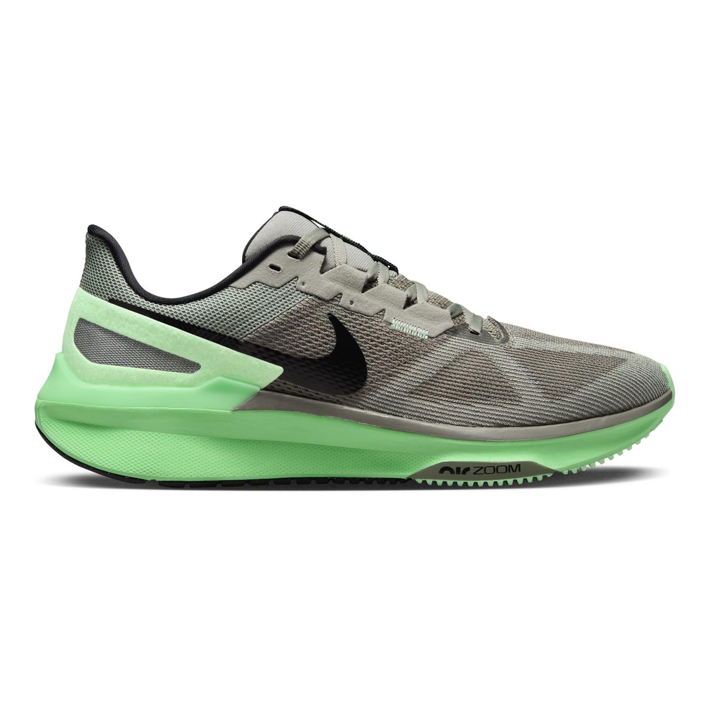 Nike Structure 25 Chaussure de running avec stabilisateurs Hommes - vert olive, vert fluo