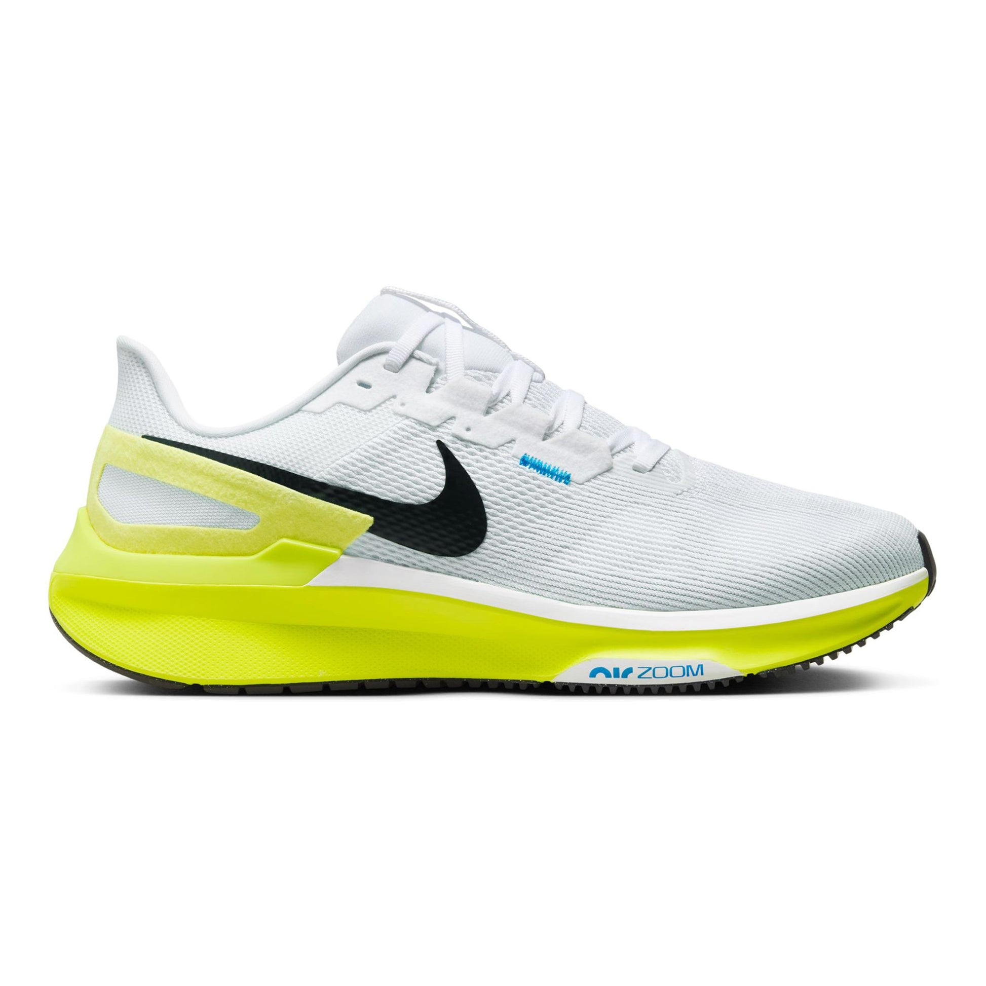 Nike Structure 25 Chaussure de running avec stabilisateurs Hommes - blanc, jaunes fluo