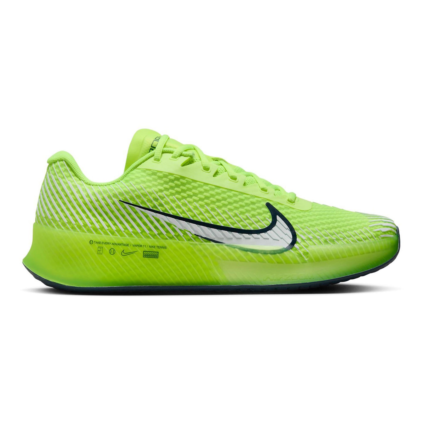 Nike Air Zoom Vapor 11 Chaussures toutes surfaces Hommes - jaunes fluo,