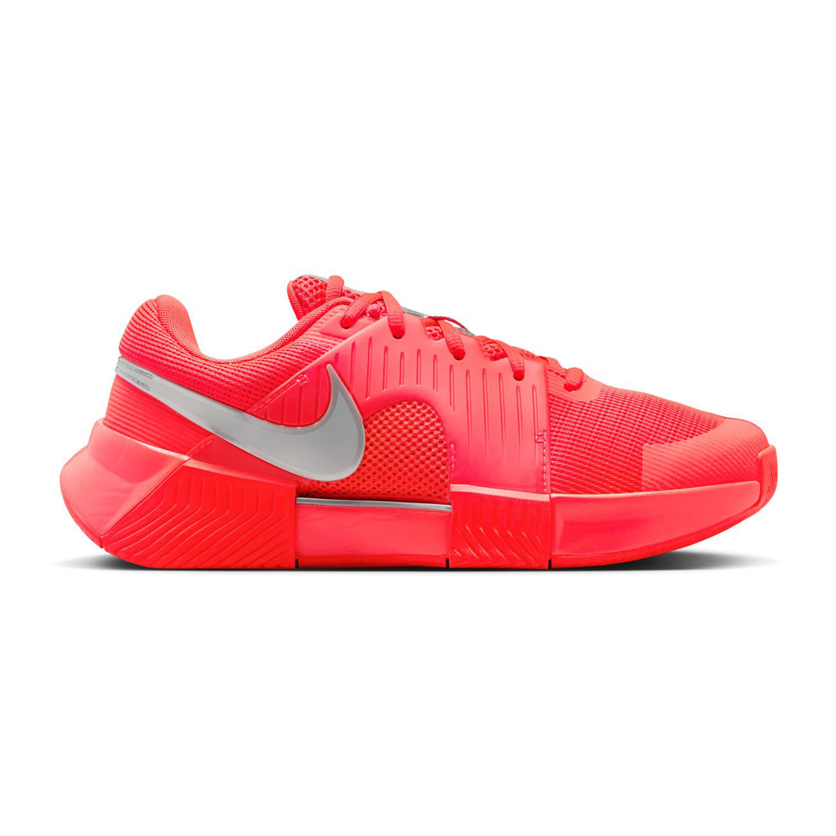 Nike Zoom GP Challenge 1 Chaussures Toutes Surfaces Femmes-Rouge Fluo,Argent