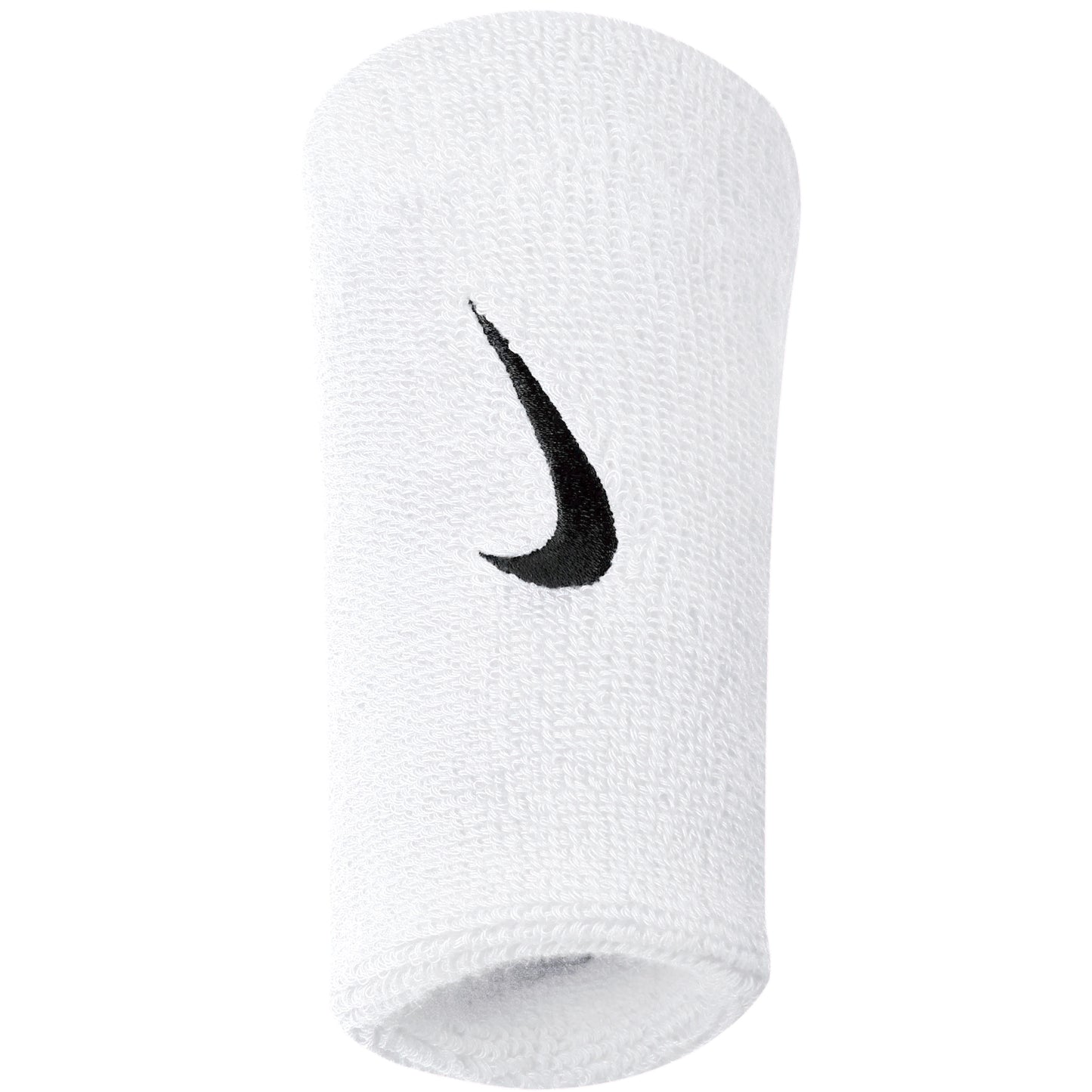 Nike Swoosh Doublewide Poignet Pack De 2 Unités-Blanc,Noir