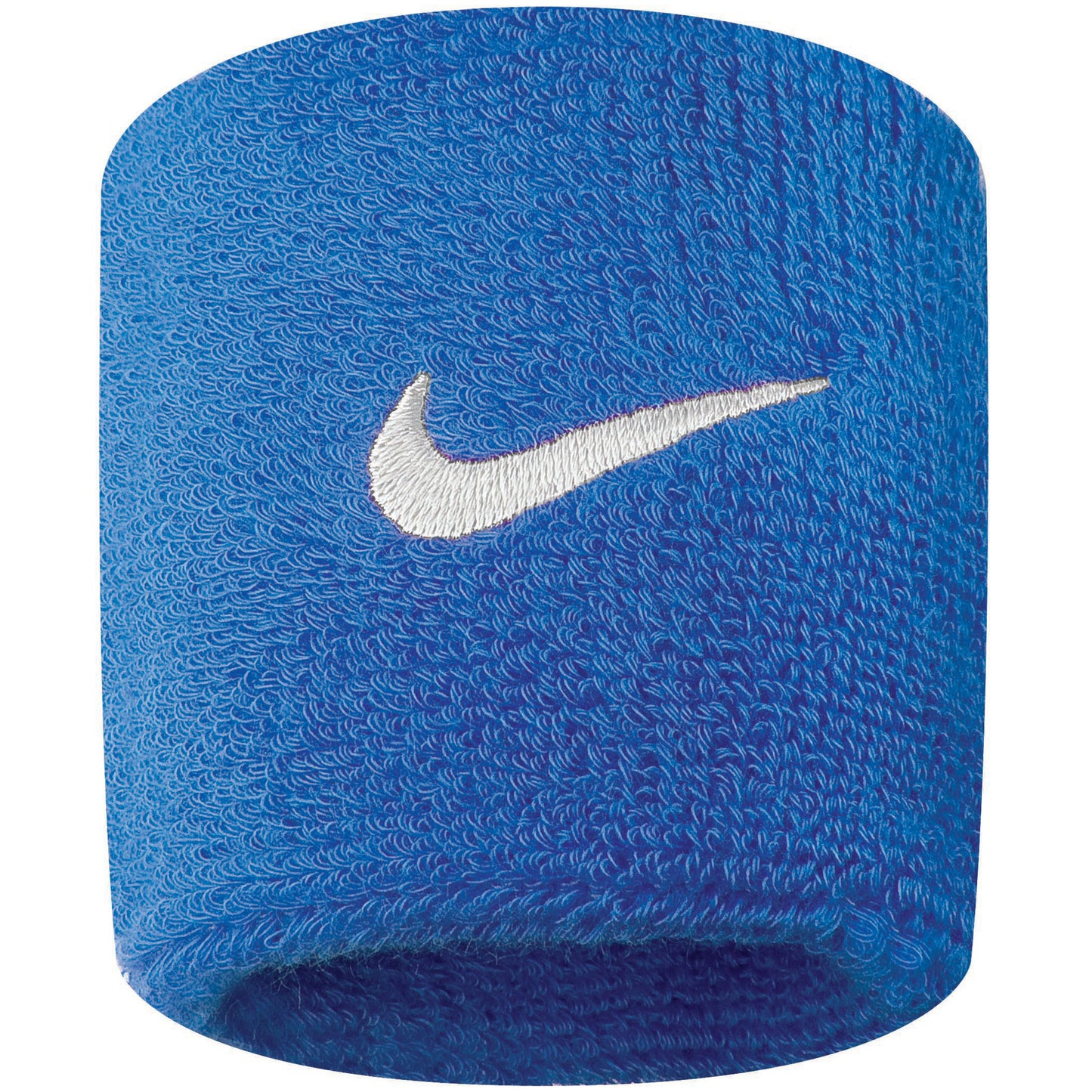 Nike Swoosh Poignet Pack de 2 unités court - bleu, blanc