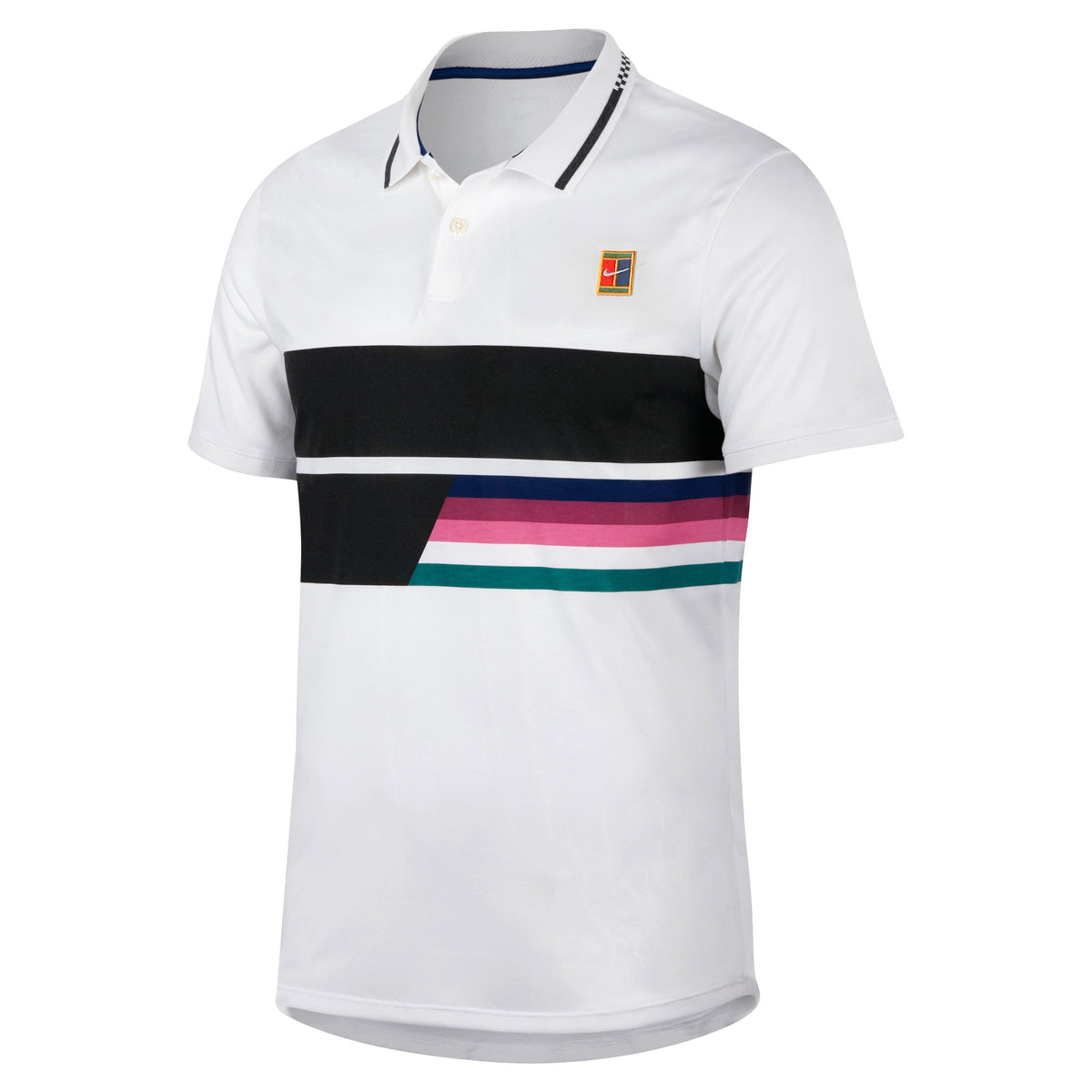 Nike Advantage Polo Hommes - blanc, noir