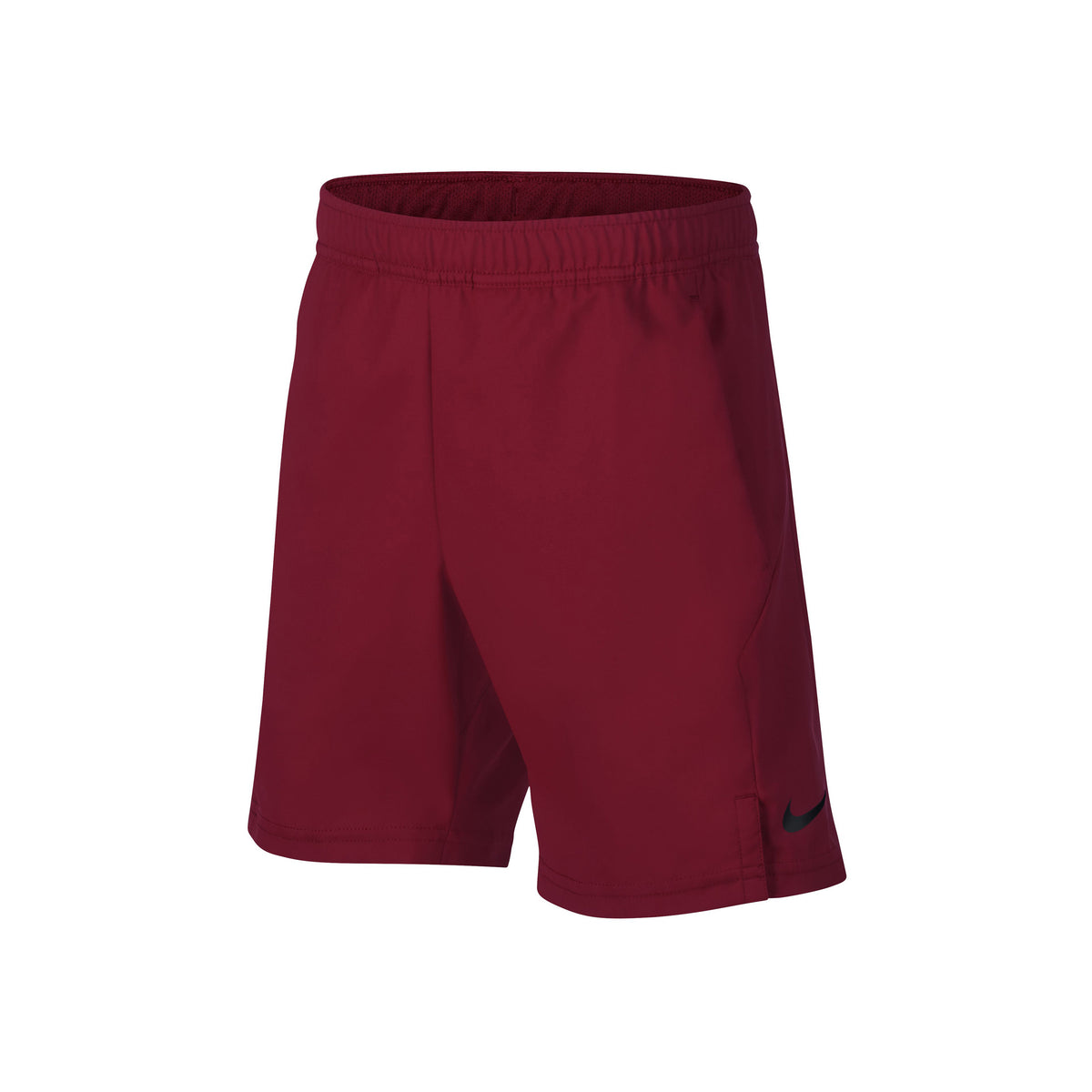 Nike Court Dry  Shorts Jongens - donkerrood, zwart