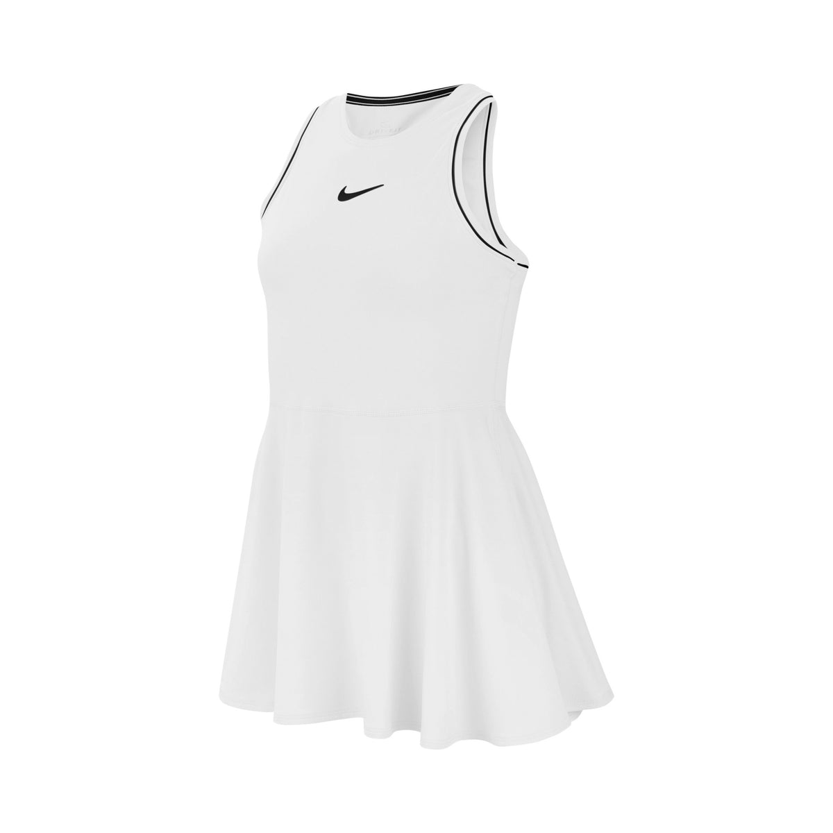 Nike Court Dry  Jurk Meisjes - wit, zwart