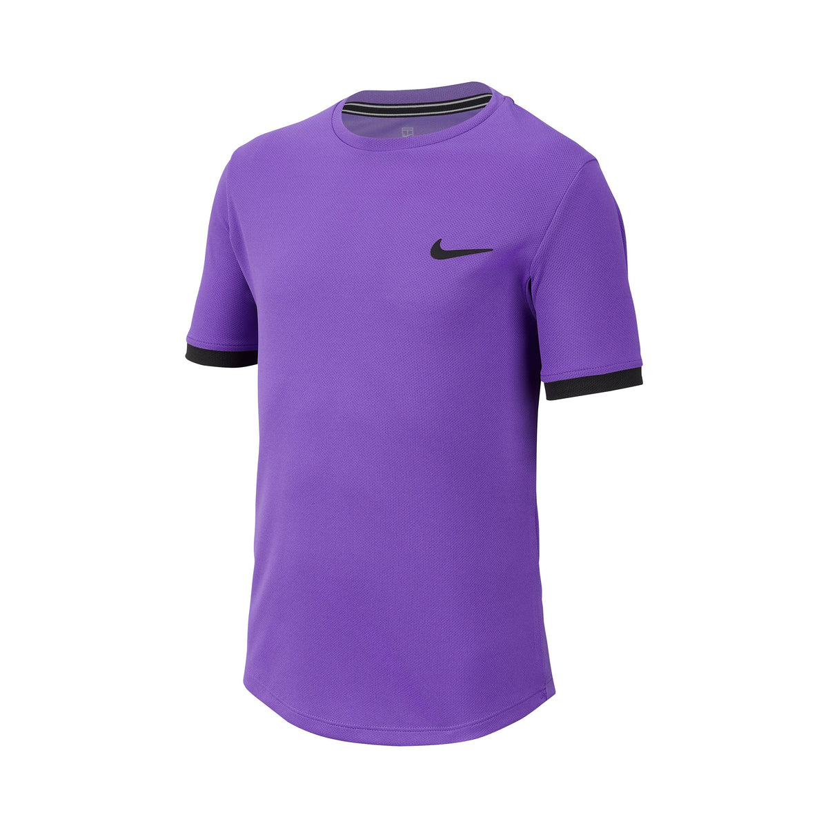 Nike Court Dri-Fit T-shirt Jongens-Paars,Zwart