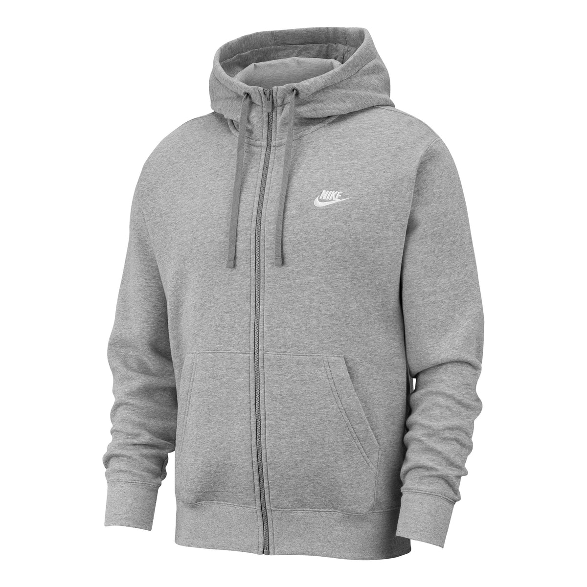 Nike Sportswear Club Full Zip Gilet en coton Hommes - gris clair, blanc