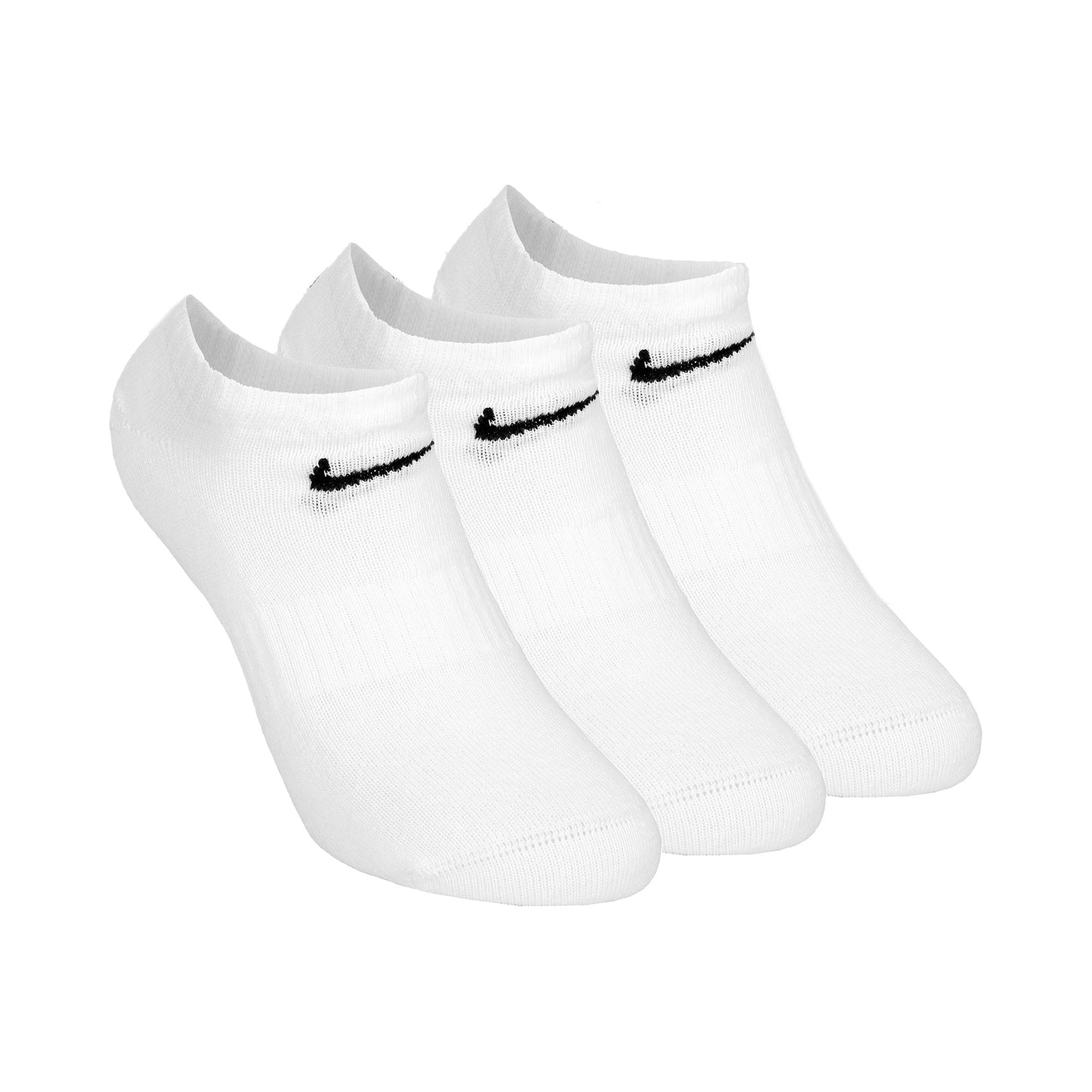 Nike Everyday Lightweight No Show Tennissokken Verpakking 3 stuks Unisex - wit, zwart
