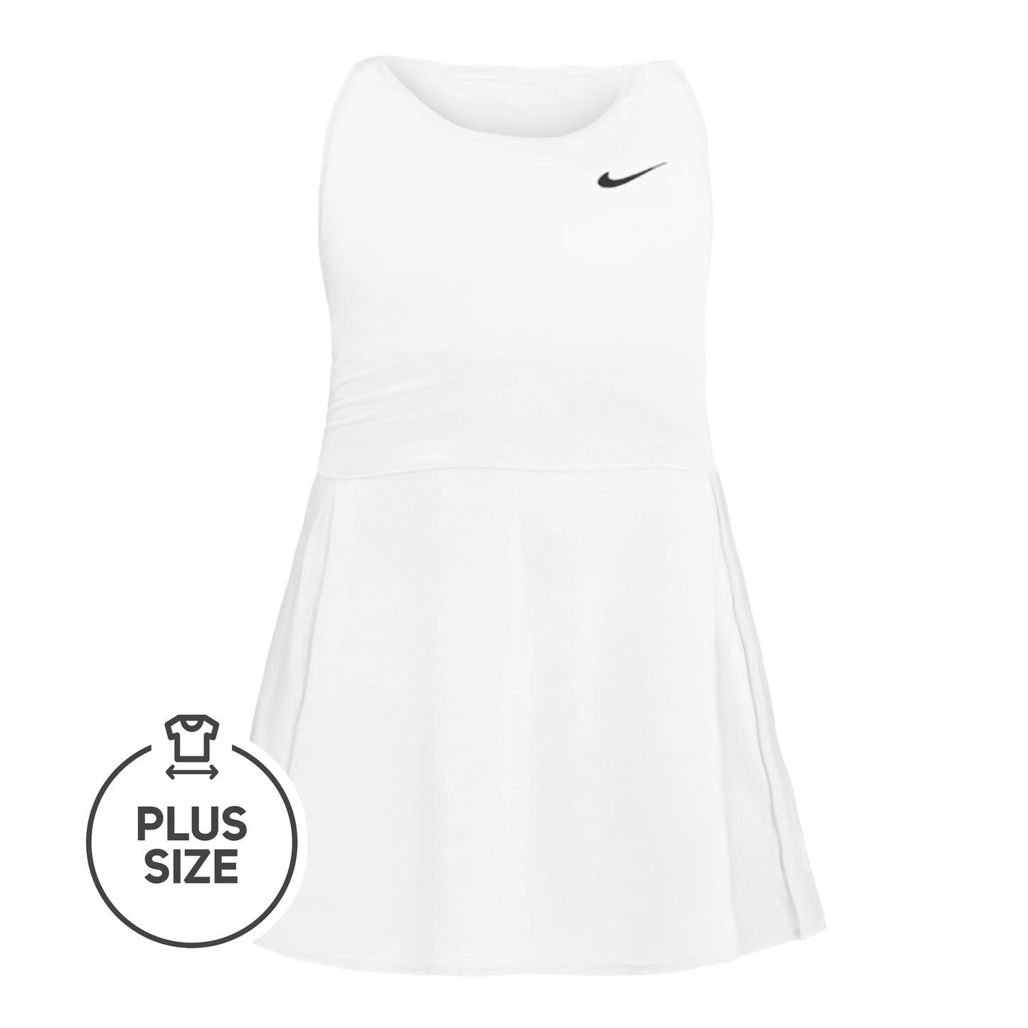 Nike Court Advantage Plus Size Jurk Dames - wit,