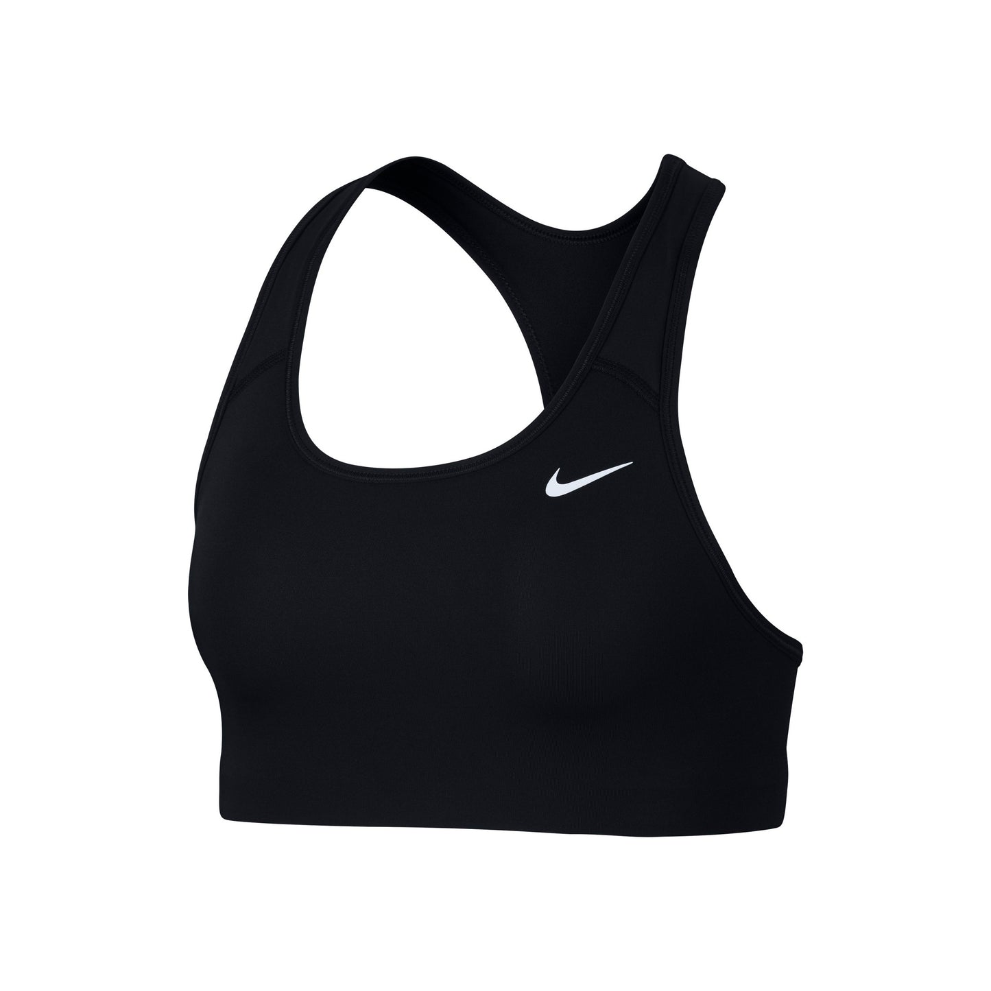 Nike Dri-Fit Swoosh Sport-bh Dames - zwart, wit