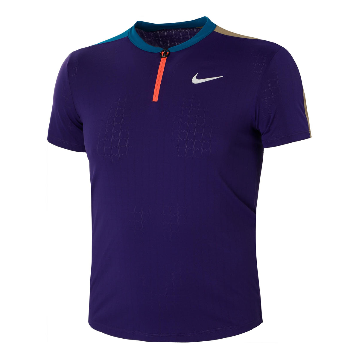 Nike Court Slam MB Polo Heren - paars, veelkleurig