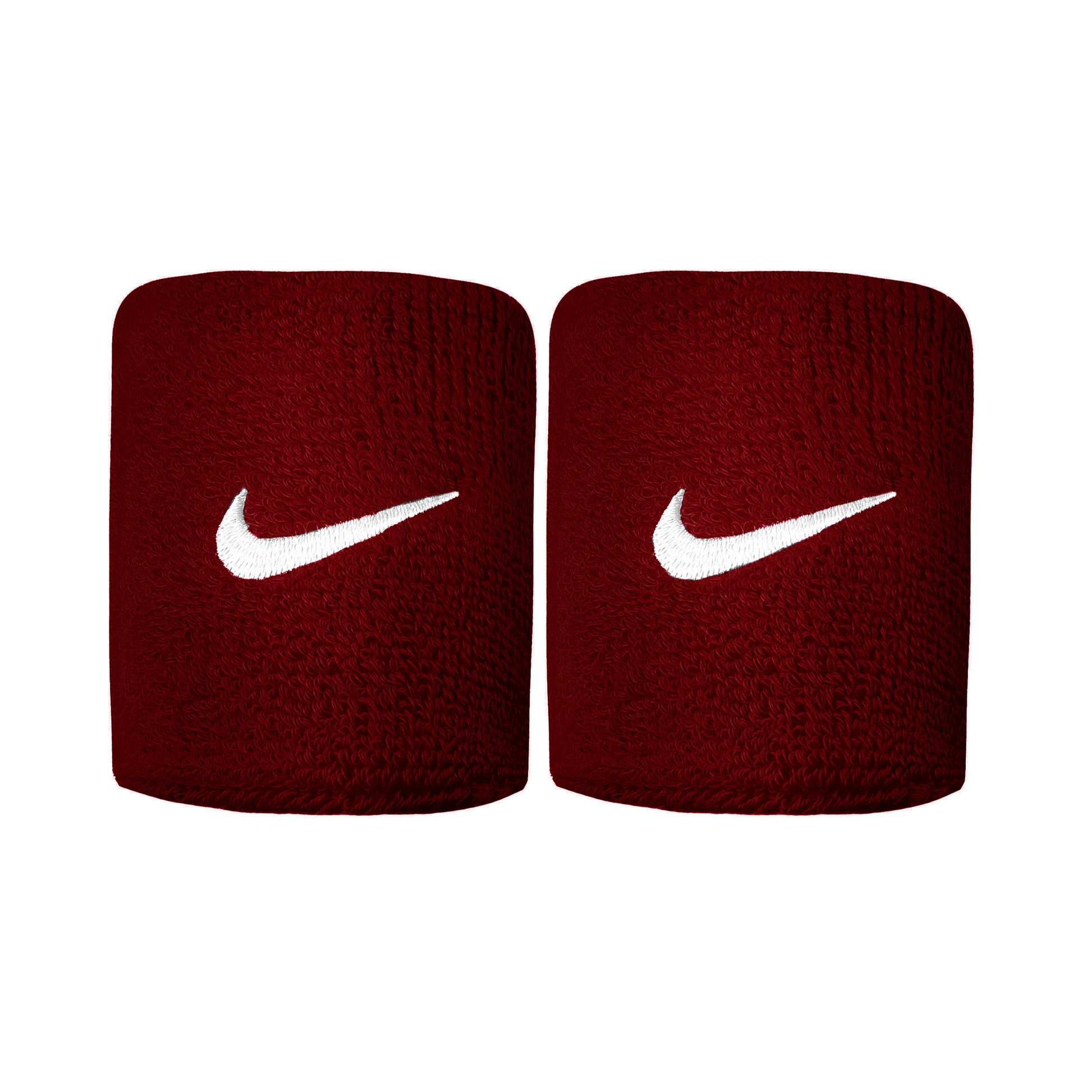 Nike Tennis Premier Poignet Pack de 2 unités court - rouge vin, blanc