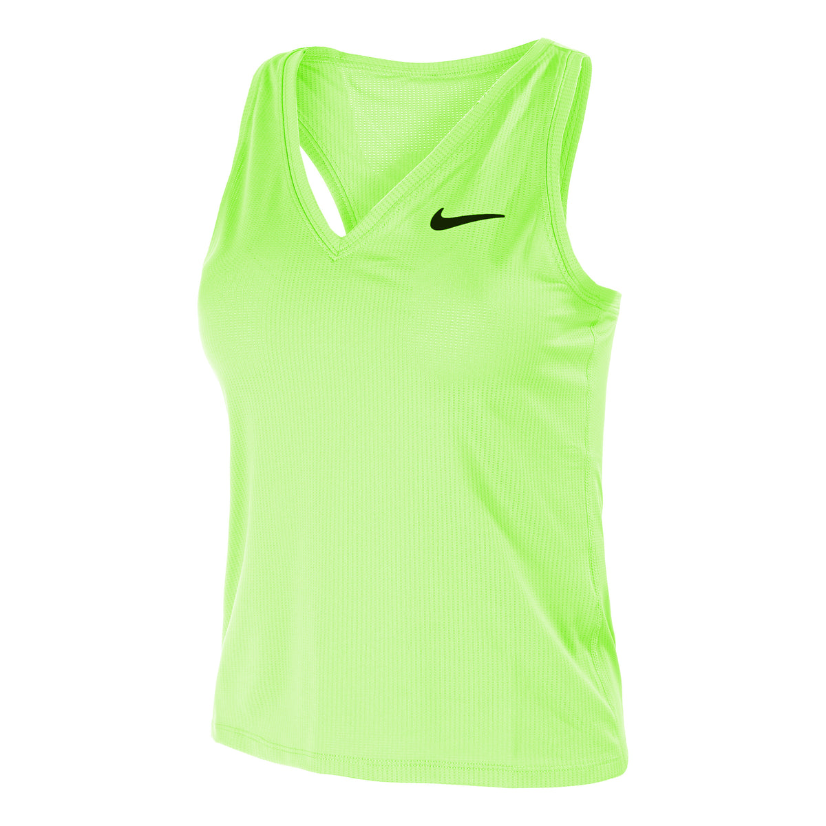 Nike Dri-Fit Victory Court Tanktop Dames - neongroen,