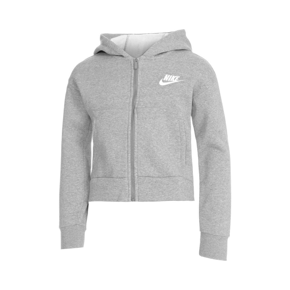 Nike Big Kids Sportjas Meisjes - grijs, wit