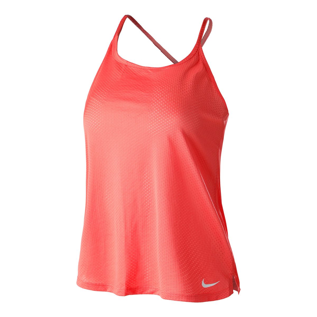 Nike Dri-Fit Breathe Standard Fit Tanktop Dames - koraal, wit
