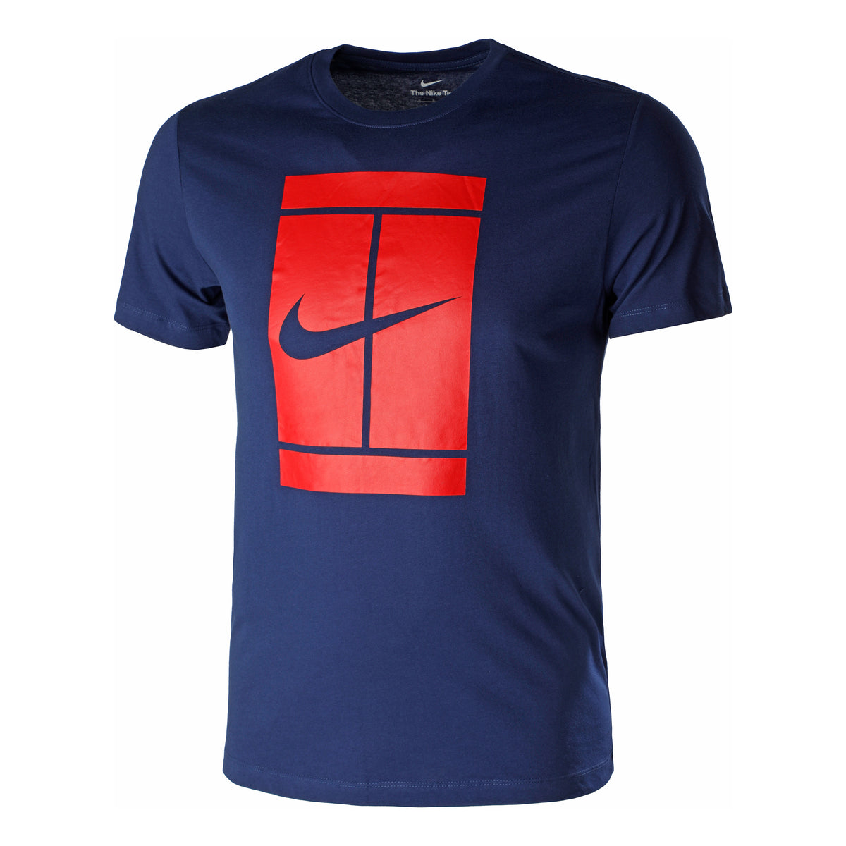 Nike Court Seasonal T-shirt Heren - blauw, rood