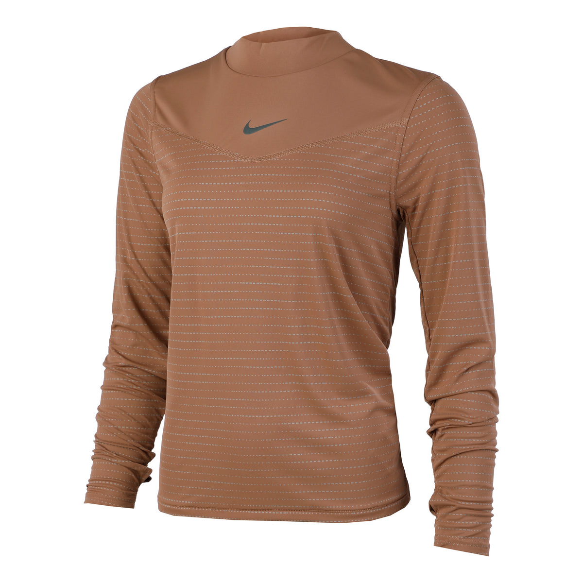 Nike Dri-Fit Run DVN Longsleeve Dames - bruin,