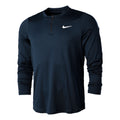 Court Dri-Fit Half-Zip Longsleeve Heren - donkerblauw,
