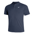 Dri-Fit Court Blade Solid Polo Hommes - bleu foncé,