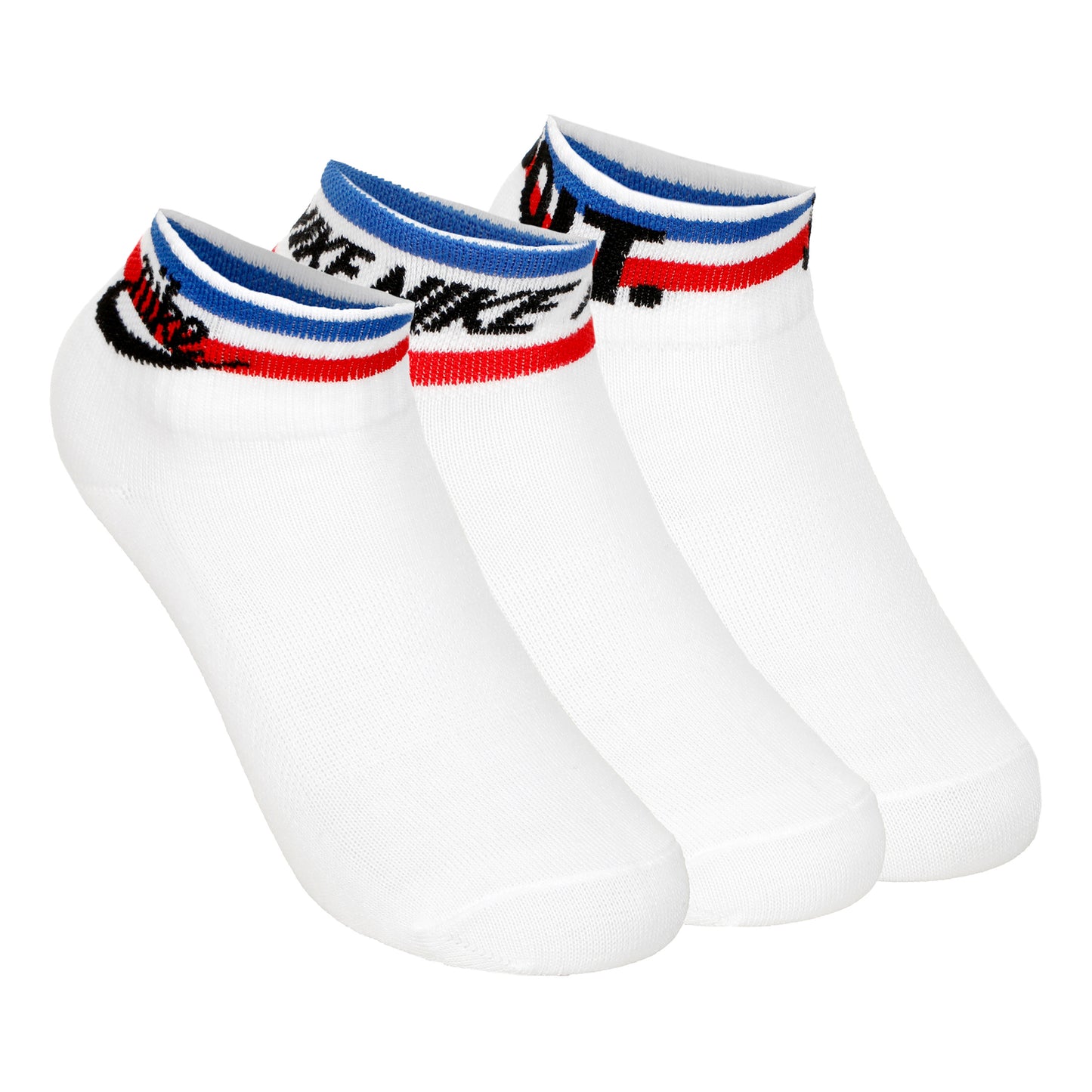 Nike Ankle Essential Chaussettes de tennis Pack de 3 Unisex - blanc, multicouleur
