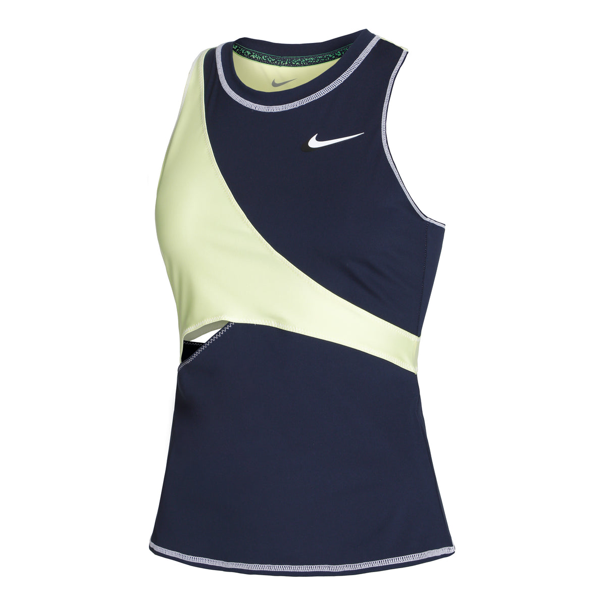 Nike Court Dri-Fit Slam NT PS Tanktop Dames - blauw, geel
