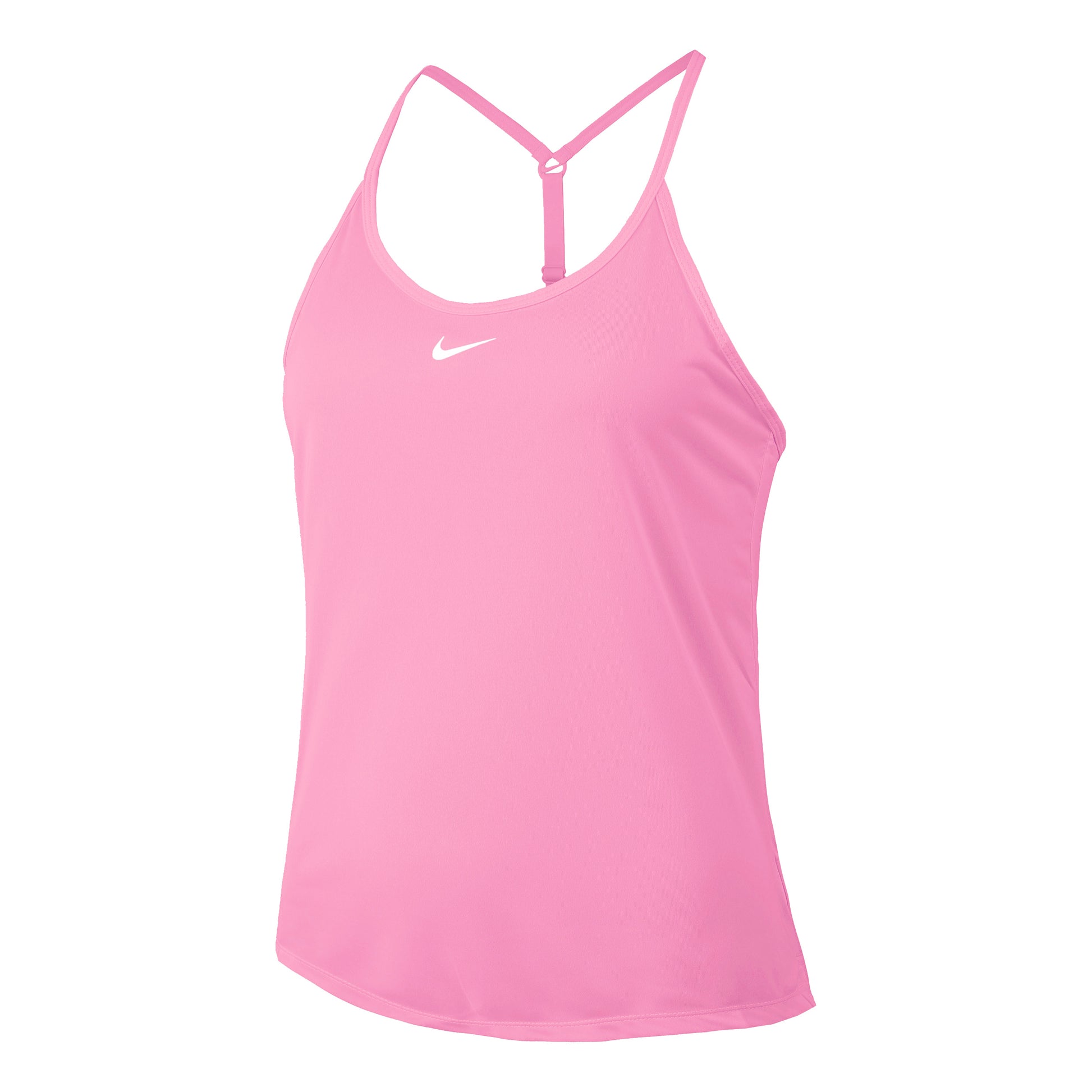 Nike Dri-Fit One Elstka STD Tanktop Dames - roze, wit