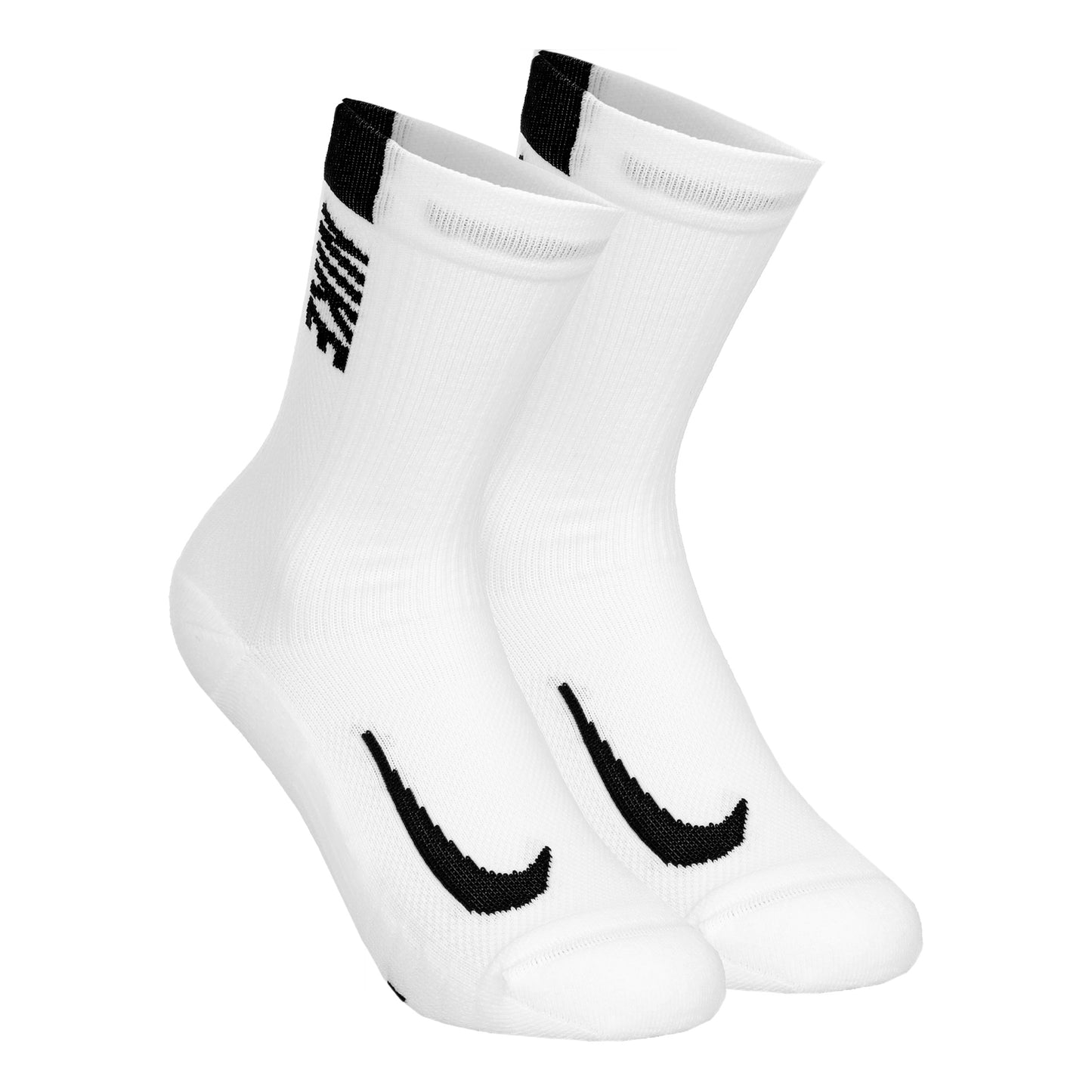 Nike Dri-Fit Multiplier Crew Chaussettes de sport Pack de 2 unités Unisex - blanc, noir