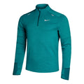 TF Repel Element Half-Zip Quarter-Zip Running Longsleeve Heren - petrolblauw, grijs
